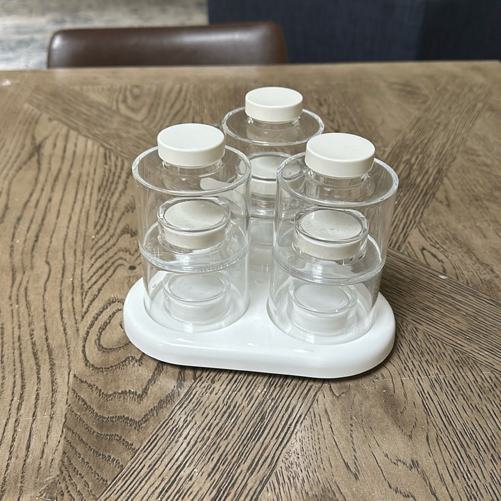 Lillian Vernon Stackable small storage/spice containers